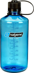 Nalgene 16 oz Narrow Mouth Water Bottle | BPA-Free, Durable & Leak Proof, Lightweight Travel Bottle, Fits in Cupholders, Slate Blue