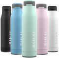 ZULU Ace Vacuum Insulated Stainless Steel Water Bottle with Chug Spout, Leak-Proof Locking Lid and Removable Base for School, Backpack, Sports, Gym, Travel
