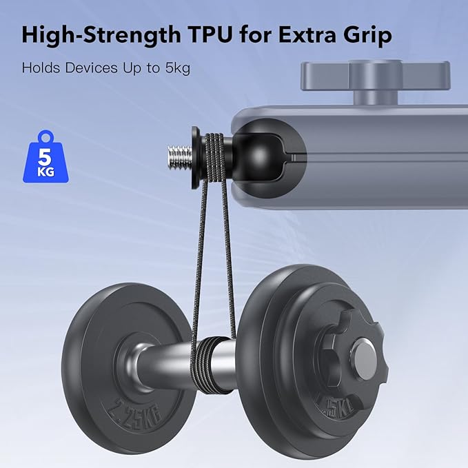 20mm Ball Mount to 1/4"-20 Thread Adapter – TPU Anti-Slip Base for Firm and Stable Installation on Camera Rigs, Tripods, and Brackets