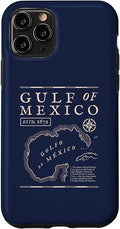 Gulf of Mexico 1672 Historic Map Case for iPhone 11 Pro