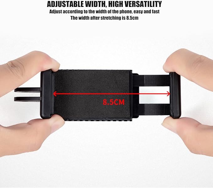 Mobile Phone Chest Mount Harness Strap Holder Outdoor Live Mobile Phone Chest Strap Harness Mount Cell Phone Clip, Elastic and Adjustable, Chest Strap Mount for Smartphones and Action Camera