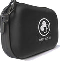 First Aid Kit 150 Piece Waterproof Hard Shell Emergency Medical Kit for Home, Camping, Hiking, Sports, Office, Adventure Portable IFAK Kits (Black)