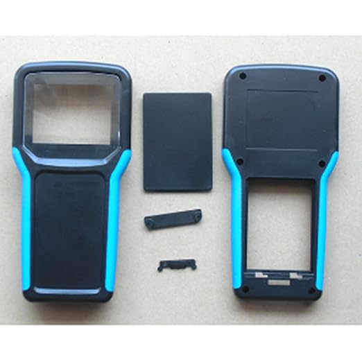 ABS Junction Box 204mmx100mmx35mm Portable Handheld Instrument Case Boxes Waterproof Dustproof Outdoor Project Box Cable Connection Protective Enclosure Black Blue
