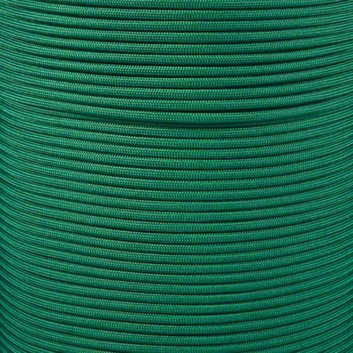 Paracord Planet 100' Hanks Parachute 550 Cord Type III 7 Strand Paracord Top 40 Most Popular Colors (Kelly Green)