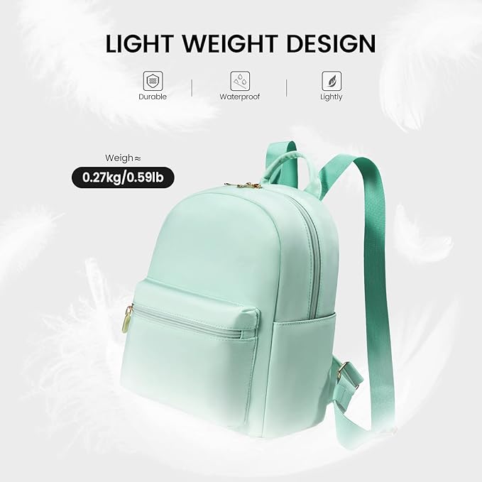 LOVEVOOK Mini Backpack for Women Light Weight Small Waterproof Backpack Purses Daily Backpack… | Light Weight