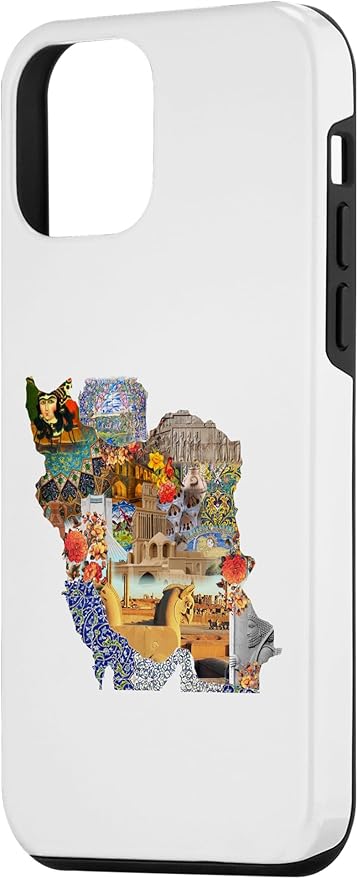 Map of Persian empire, Iran Map Case for iPhone 12 mini