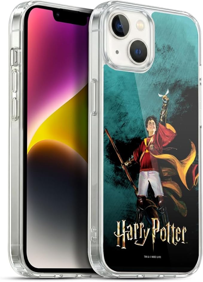 Head Case Designs Officially Licensed Harry Potter Quidditch 3 Prisoner of Azkaban II Gel Case [Military Grade Protection] Compatible with Apple iPhone 14 Plus and Compatible with MagSafe