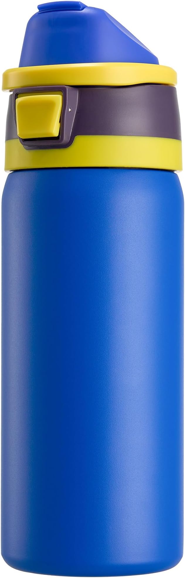 Fijinhom 24 oz Insulated Water Bottle with 2-in-1 Straw and Spout Lid, Stainless Steel Double Wall Vacuum Flask, Sports Water Bottle Keeps Cold 24H, Leak Proof for Gym, Outdoor, Travel (Blue)