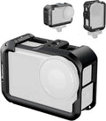 SMALLRIG Action 6 Cage for DJI Osmo Action 6 with Expansion Interfaces, Cold Shoe, 1/4"-20 Threaded Hole, Quick Release, Aluminum Action Camera Cage for DJI Action 6, Protective Frame Cage - 5888