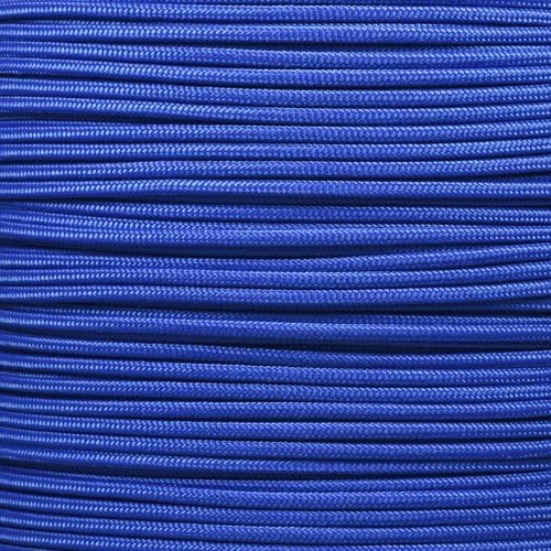 Paracord Planet 275lb Paracord – 3/32 Inch (2.38 mm) Nylon Crafting Cord with 5 Strand Inner Core – Royal Blue (250 ft)
