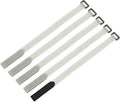 MECCANIXITY 5Pcs Reusable Battery Tie Down Straps,0.8x16" Grey Nylon Multipurpose Battery Hold Down Adjustable Cinch Strap Hook Loop Fastening Tie for Quadcopters FPV RC Drone Boat Car