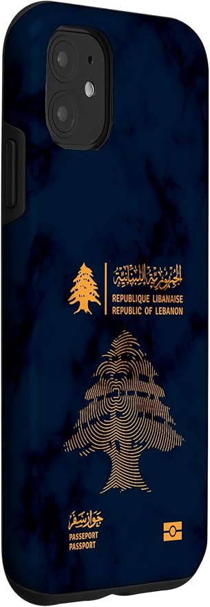 Lebanon,Lebanon Passport,Lebanon Flag,Lebanon map. Case for iPhone 11