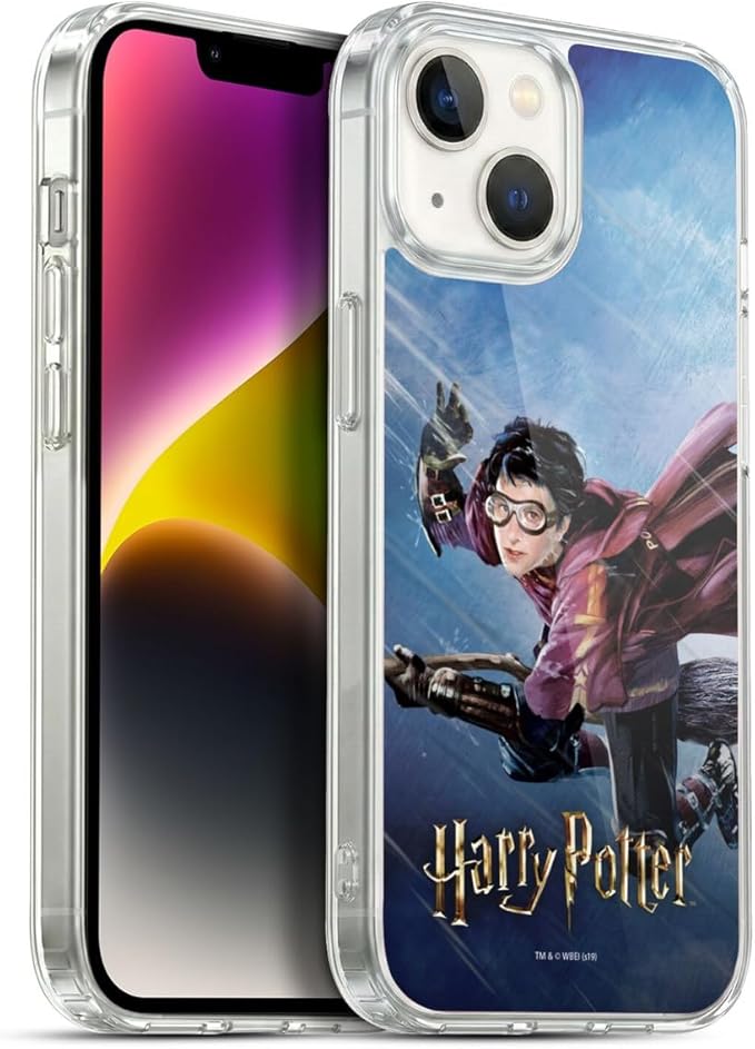 Head Case Designs Officially Licensed Harry Potter Quidditch 1 Prisoner of Azkaban II Gel Case [Military Grade Protection] Compatible with Apple iPhone 14