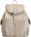 G4Free Small Backpack for Women, Nylon Casual Daypack for Work Travel Campus, Khaki