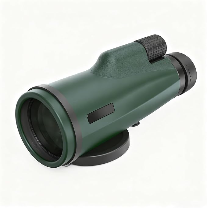 12x50 Monocular Telescope with Smartphone Adapter and Tripod, High-Power Portable Handheld Monoculars for Bird Watching Camping Hiking Concerts