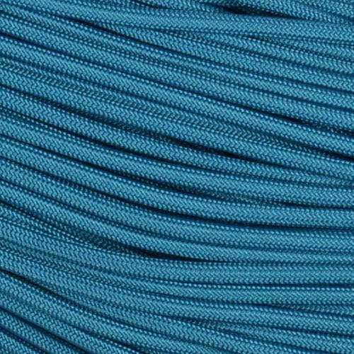 The Paracord Store | Type III 550 Paracord - 1000 FT Spool, Caribbean Blue | Heavy Duty 7 Strand Tactical Paracord - USA Made Nylon Outdoor Parachute Cord for Camping, Fishing & More - Survival Cord