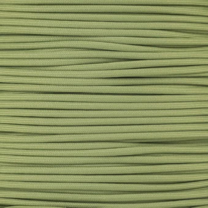 Paracord Planet Solid Color 550lb Paracord – 7 Strand Type III Nylon Cord for Indoor and Outdoor Tasks – Moss (1,000 ft)