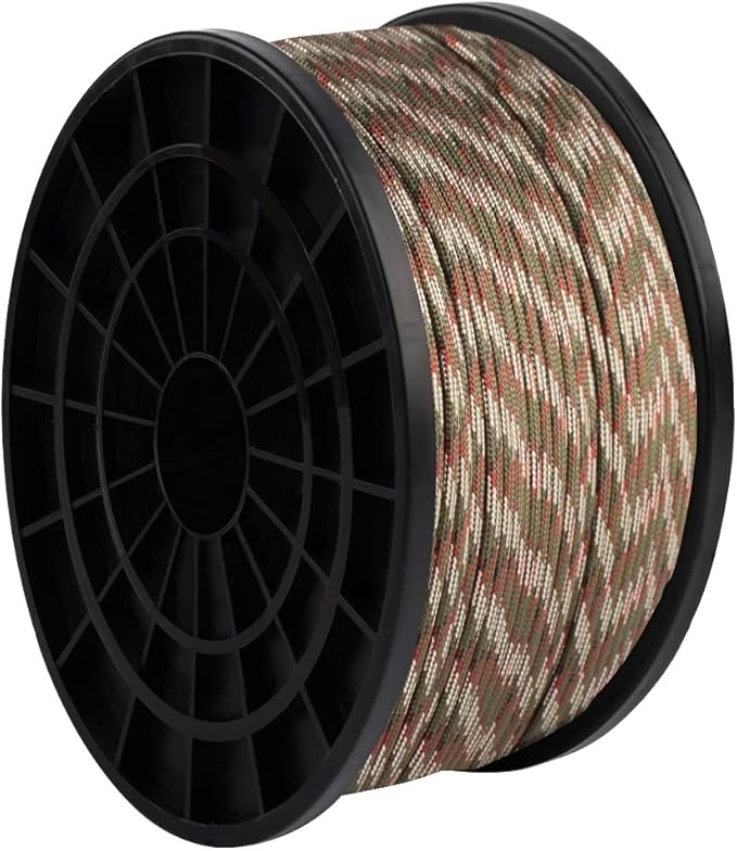 HERCULES Type III Paracord 550 Paracord Rope Parachute Cord, 1000' Camo for Survival Rope, Survival Cord