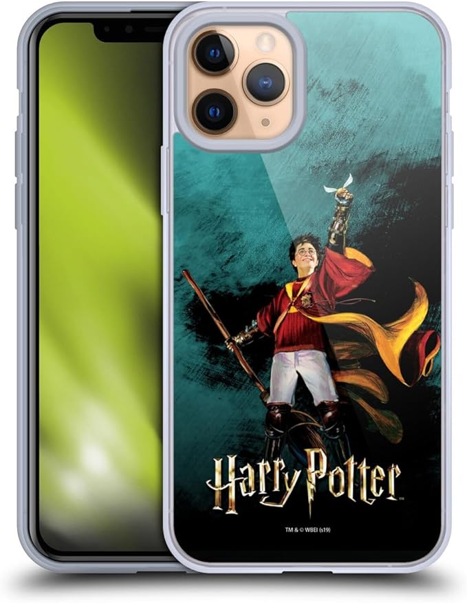 Head Case Designs Officially Licensed Harry Potter Quidditch 3 Prisoner of Azkaban II Gel Case [Military Grade Protection] Compatible with Apple iPhone 11 Pro and Compatible with MagSafe