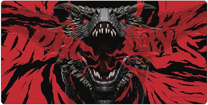 Head Case Designs Officially Licensed HBO Game of Thrones Dracarys Graphic Art 23.62 x 11.81 x 0.12 inches (600 x 300 mm) - L Gaming Office Desk PC Keyboard Mouse Mat Pad