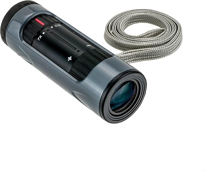 Carson MonoZoom 7-21x21mm Zoom Monocular (ZM-721),Gray, XX-Large