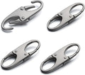 Zpsolution Double Small Carabiner Clips - Zipper Clip Theft Deterrent - Securing Pulls Closed - Zipper Pull Replacement