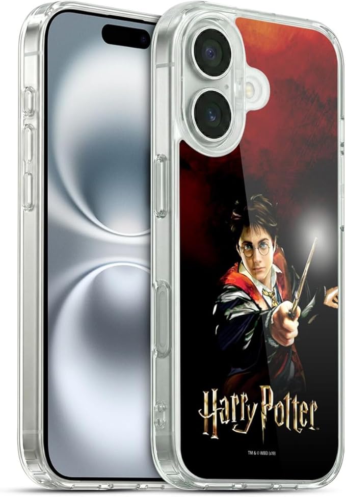 Head Case Designs Officially Licensed Harry Potter Harry Portrait Prisoner of Azkaban II Gel Case [Military Grade Protection] Compatible with Apple iPhone 16 and Compatible with MagSafe