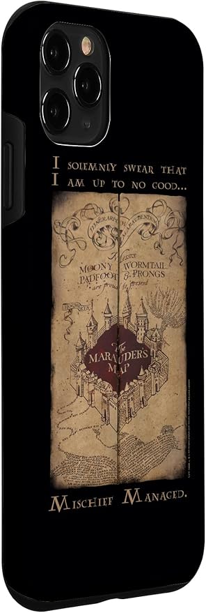 iPhone 11 Pro Harry Potter Marauder's Map Words Case