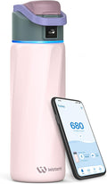 BOOST Smart Water Bottle that Reminds You to Drink, 24oz BPA-Free Stainless Steel Vacuum Insulated, Wide Mouth Water Tracker Bottle with APP for School, Gym, Office, Ideal for Mother's Day
