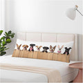 Dog Rectangle Body Pillow Covers Cute Puppy Dogs 20"X54" Couch Body Pillow Pillowcase Decorative Body Pillows Bed Pillow Cushion Covers for Home Sofa Car Shop Office