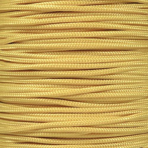 Paracord Planet 325 Paracord – 3 mm Type II Nylon Parachute Cord with 3 Inner Strands (Yellow, 1000 ft)
