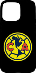 Club America Classic Crest Circle with Americas Map Case for iPhone 15 Pro Max