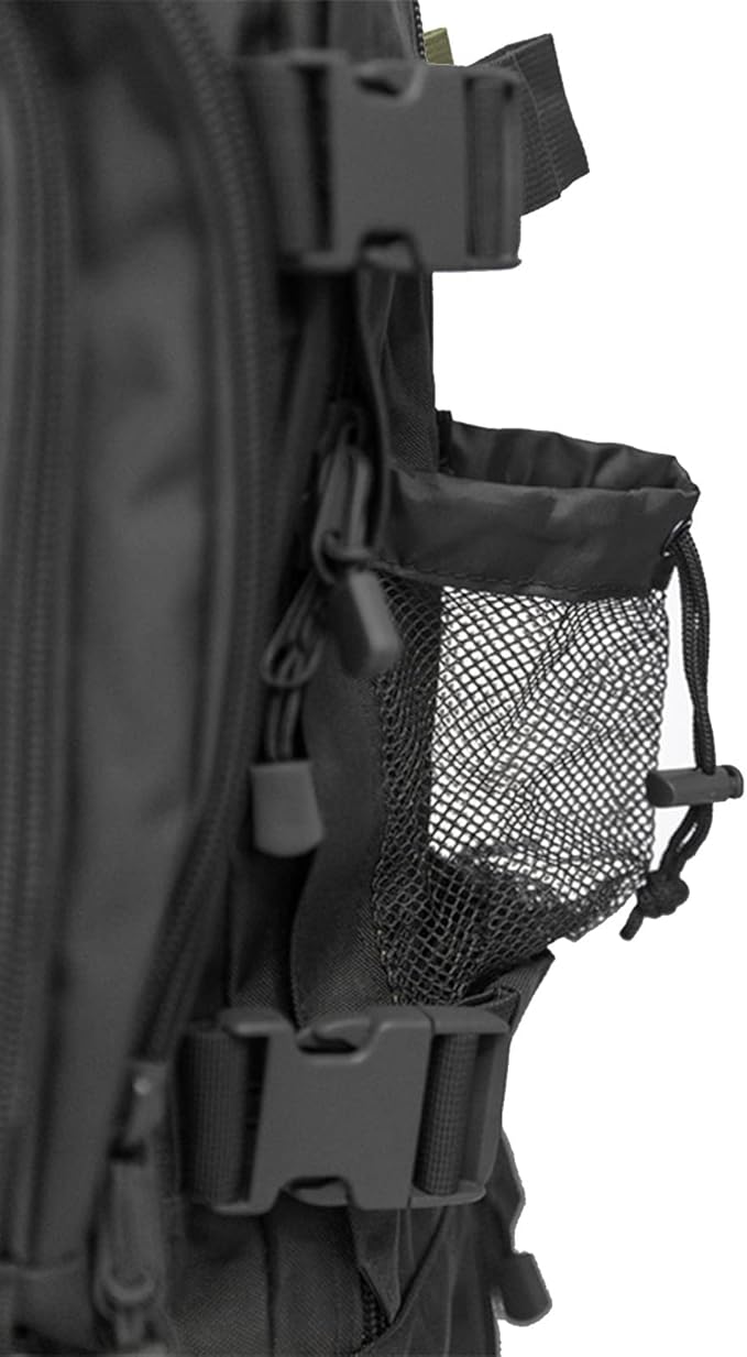 Miramrax Tactical Backpack Military Army Daypack - Assault Pack for Men Molle Backpacks Bug Out Bag 3 Day Pack for Hiking Camping Travel Hunting Rucksack Trekking Black