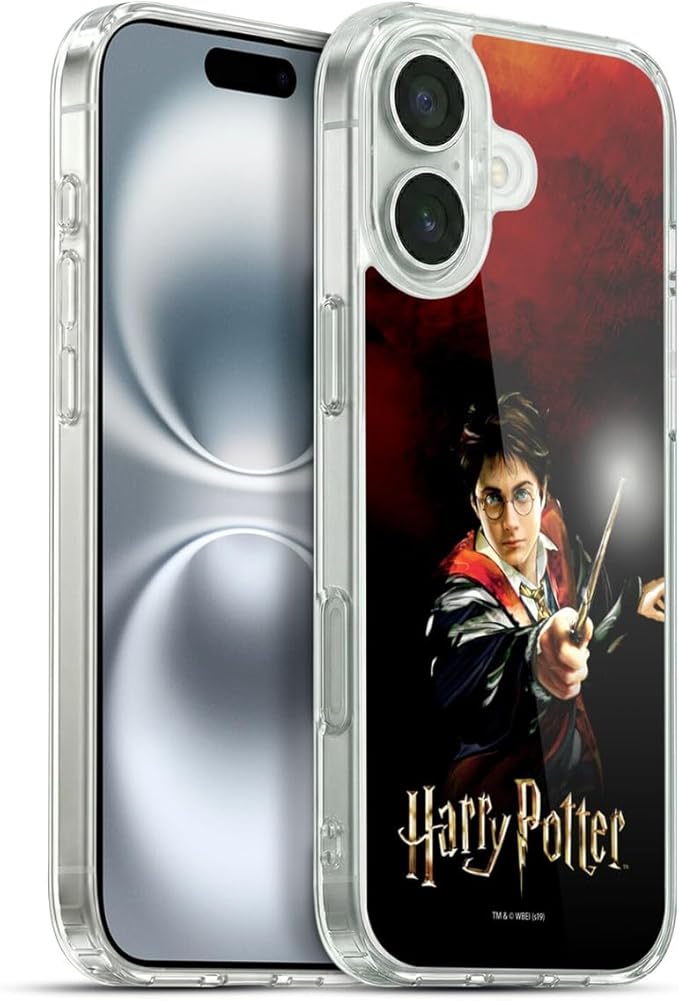 Head Case Designs Officially Licensed Harry Potter Harry Portrait Prisoner of Azkaban II Gel Case [Military Grade Protection] Compatible with Apple iPhone 16 Plus and Compatible with MagSafe