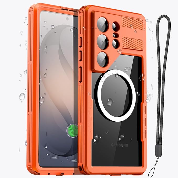 AICase Waterproof Case for Samsung Galaxy S26 Ultra with MagSafe Clear Water Proof Snowproof/Dustproof/Shockproof,IP68 360 Full Body Protection Fully Sealed Underwater Cover for Galaxy S26 Ultra_287