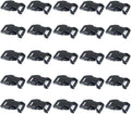 Black Plastic Side Release Buckles for Paracord Bracelets (5/8 Inch, 50 Pack)
