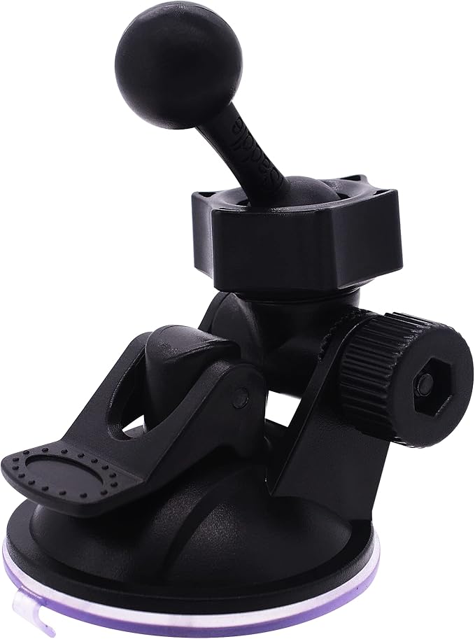 Suction Cup Mount for Garmin Dash Cam Mini/Mini 2/Min 3 30 35 45 46 55 56 65W 66W 67W X110 X210 X310/Speak Plus & Nuvi GPS - 4 Ball Head