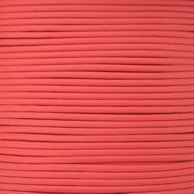 Paracord Planet Solid Color 550lb Paracord – 7 Strand Type III Nylon Cord for Indoor and Outdoor Tasks – Scarlet Red (1,000 ft)
