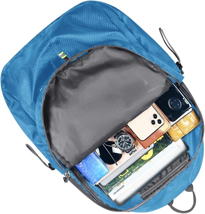 Lightweight Packable Foldable Backpack, Hiking backpack,Travel Backpack (Blue)