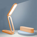 Giryuhd LED Desk Lamp for Office Home & Battery Operated Lamp Rechargeable Lamp Foldable & Portable Light, LED Desk Light Strip, 3 Brightness Dimmable Small Desk Lamp Reading Lamp (Orange)