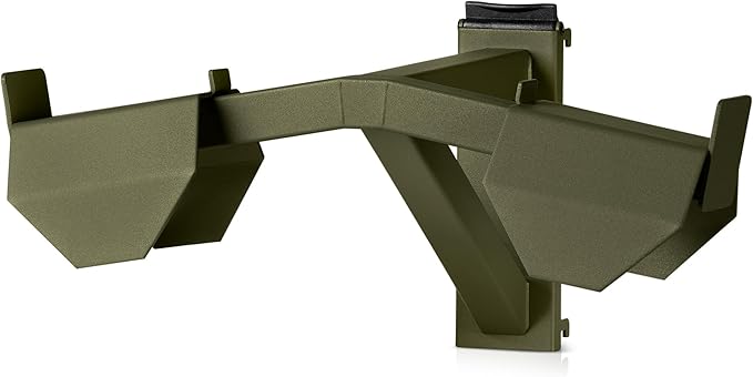 Savior Equipment Wall Rack System Tactical Vest Attachment Gear Wall Mount Display Rack Organizer, Adjustable Width, Heavy-Duty Steel Construction Hold Up to 40 lbs