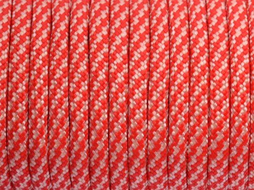 7 Strand Core 550lb Paracord Parachute Cord Lanyard Mil Spec Type III-100ft (Orange Red(78#))