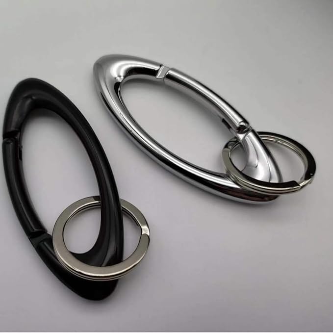 Y2K Cute Star Carabiner Keychain Cool Belt Loop Clip Starlight Heavy Duty Carabiner Clasp Snap Hook Holder Key Buckle