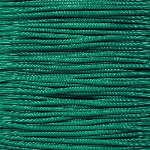 Paracord Planet 275lb Paracord – 3/32 Inch (2.38 mm) Nylon Crafting Cord with 5 Strand Inner Core – Kelly Green (250 ft)
