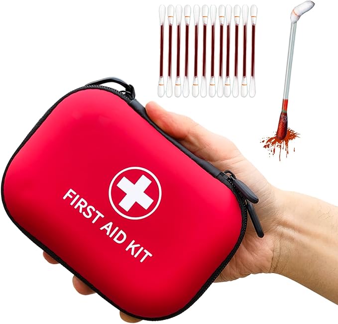 Prelady 138 Pcs Mini First Aid Kit Travel Size, TSA Approved Small First Aid Kit for Car, Hiking & Home, Compact Travel Medicine Kit, Med Kit
