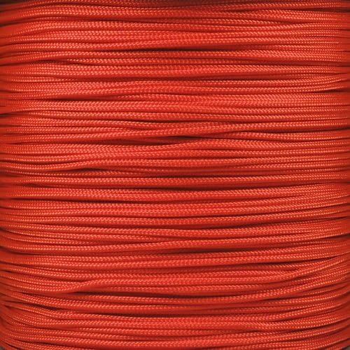 Paracord Planet 95lb Paracord – 1 Strand Type I Parachute Cord for Outdoors and DIY – Neon Orange (50 ft)