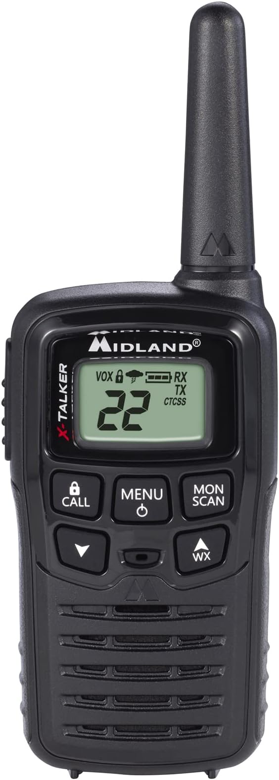 Midland® T10 X-TALKER Two-Way Radios - 22 Channels - Long Range Walkie-Talkies, 38 Privacy Codes - Best Family Camping Radio - 2 Pack