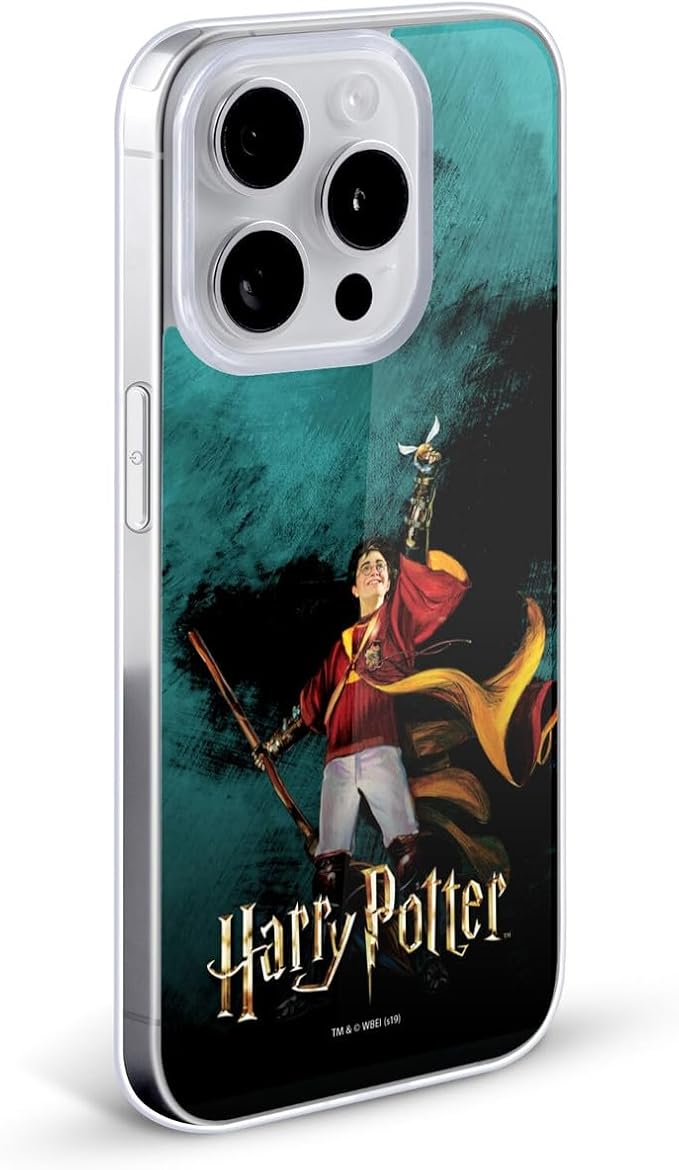 Head Case Designs Officially Licensed Harry Potter Quidditch 3 Prisoner of Azkaban II Gel Case [Military Grade Protection] Compatible with Apple iPhone 16 Plus and Compatible with MagSafe
