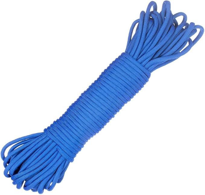 Paracord Planet Solid Color 550lb Paracord – 7 Strand Type III Nylon Cord for Indoor and Outdoor Tasks – Royal Blue (1,000 ft)