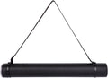 TRANSON Durable Poster Storage Tube with Straps 24"-40" Extendable for Blueprints, Artwork, Maps, Posters Color Black